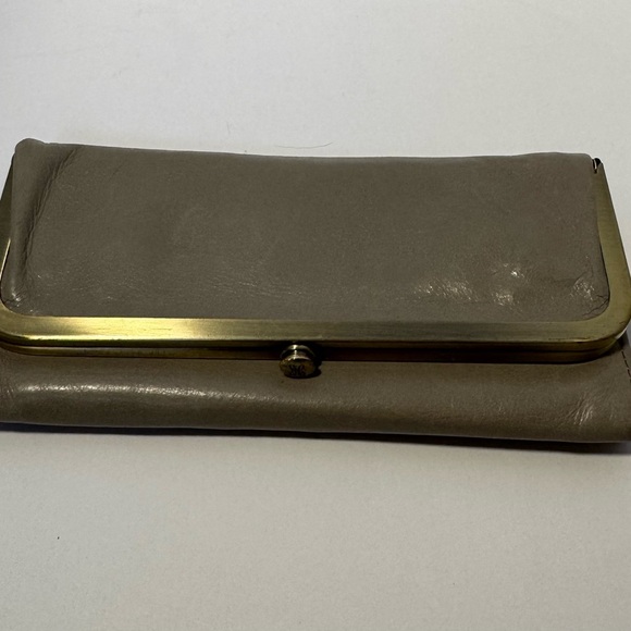 Hobo gray leather wallet - Picture 1 of 7